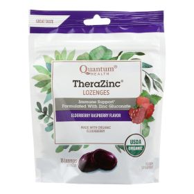 Quantum Research Zinc Lozenges - Elderberry Raspberry - 18 Count